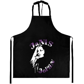 Discover Janis Joplin Rock and Roll Music Aprons