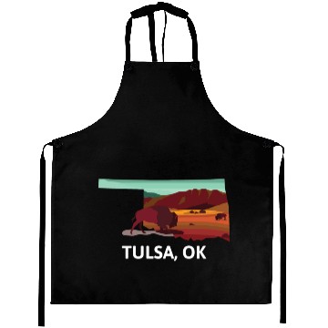 Discover Tulsa Oklahoma Aprons