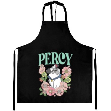 Discover Retro Percy Dog Floral Aprons, Pocahontas Aprons, Disney Dogs Aprons