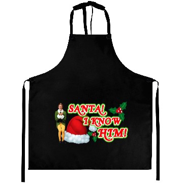 Discover Santa! I Know Him! Aprons