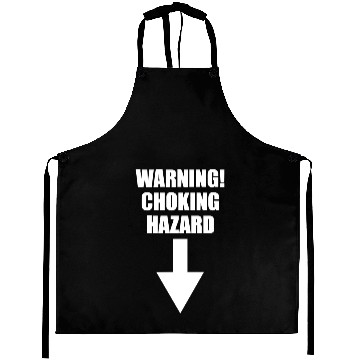 Discover WARNING CHOKING HAZARD PRINTED Aprons