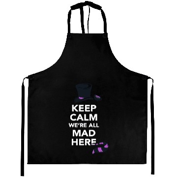 Discover All Mad Here Aprons