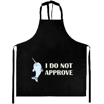Discover Disapproving Narwhal Aprons