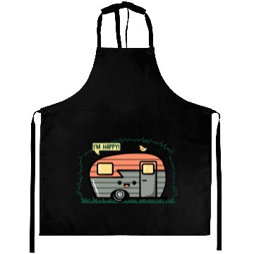 Discover Happy Camper Aprons