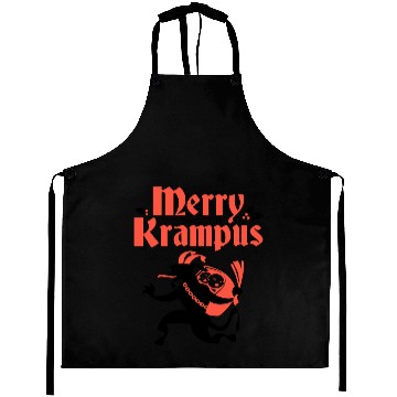 Discover Merry Krampus Aprons