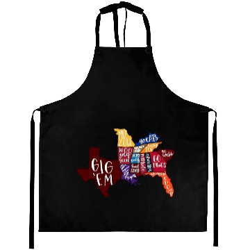 Discover Southeastern Conference Team States Aprons, SEC Sports