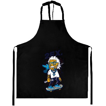 Discover Albert Einstein Goes To Skate Aprons
