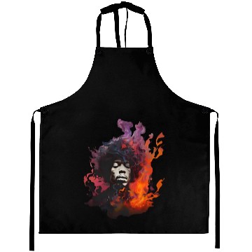 Discover Jimi Hendrix Purple Haze Aprons