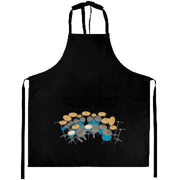 Discover Too Many Drums! Aprons