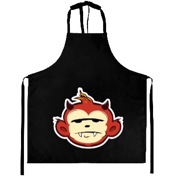 Discover Devil Monkey Face Aprons