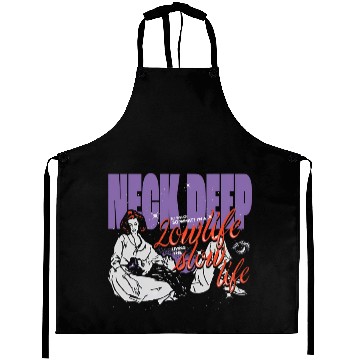 Discover Neck Deep Unisex Aprons: Lowlife Couple