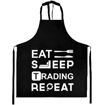 Discover Eat Sleep Trading repeat Aprons