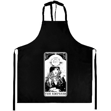 Discover Stevie Nicks Tarot Aprons, The Empress Aprons, Stevie Nicks Tarot Fan Aprons