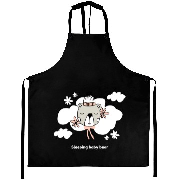 Discover Adorable bear - Sleeping baby bear Aprons
