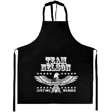 Discover Team Nelson Last Name Surname Pride Aprons