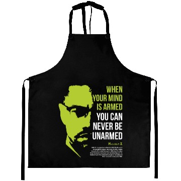 Discover Malcolm X Quote Aprons