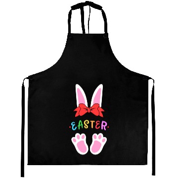 Discover Happy Easter Spring Bunny Easter Egg Funny Gift Aprons