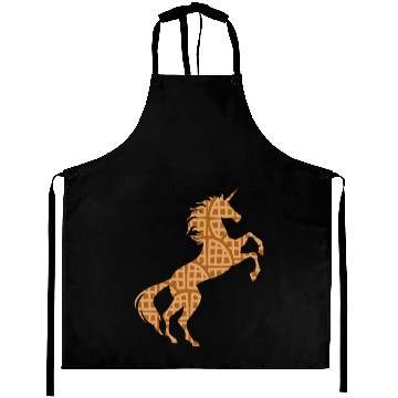 Discover Unicorn Waffle Pattern Symbol Aprons Waffles Aprons