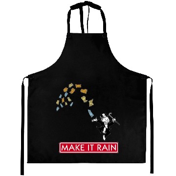 Discover Make It Rain Monopoly Aprons