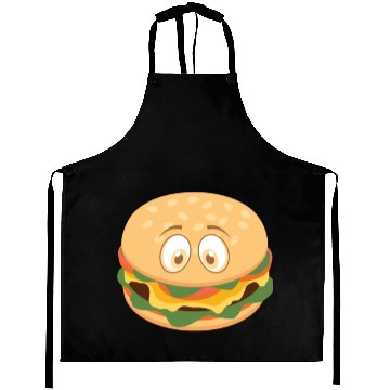 Discover Burger Face Aprons