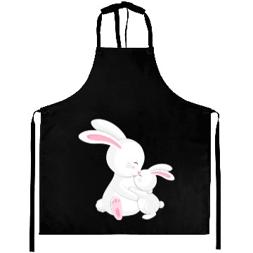 Discover Easter Mom and Baby Bunny Aprons