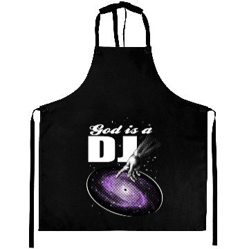 Discover God is a DJ Aprons