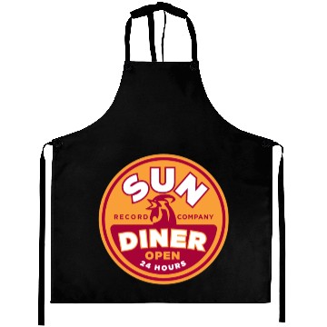 Discover Sun Diner Record Rooster Aprons