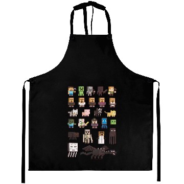 Discover Minecraft Character Aprons