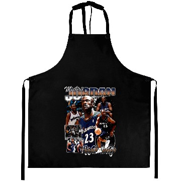 Discover MICHAEL JORDAN Aprons | Kobe Bryant & Michael Jordan Forever Aprons Black Mamba Aprons