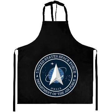 Discover Space Force Embroidered Patch Polo Aprons