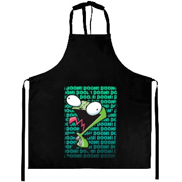 Discover Nick 90s Invader Zim Gir Impending Dooom Song Aprons