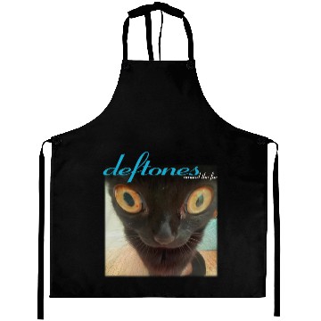 Discover Deftone around the fur cat band Vintage Aprons