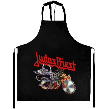 Discover Judas Priest Painkiller Badass Motorcycle Classic Heavy Metal Band Aprons