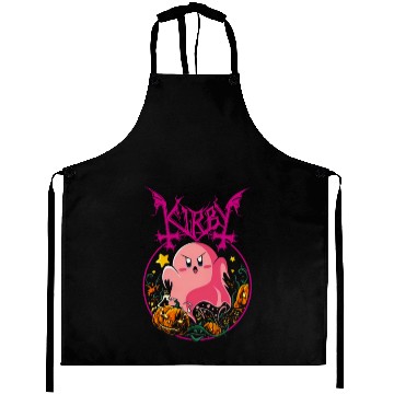 Discover Kirby Pink Ghost Aprons