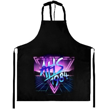 Discover American Horror Story Neon Grid Logo Pullover Aprons
