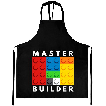 Discover Lego Pullover Aprons, Toy brick Aprons