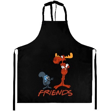 Discover Rocky and Bullwinkle Names Aprons