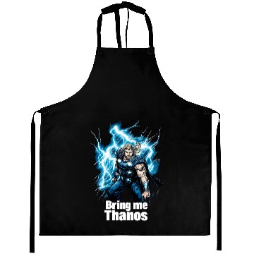 Discover Thor Marvel Superhero Adult Unisex Black Comfort Colors Hawaiians, Marvel Avengers Superhero Hawaiians - Thor Bring Me Thanos Aprons