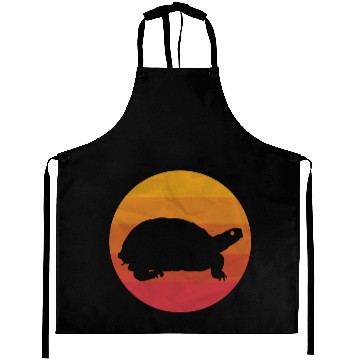 Discover Retro Vintage Box Turtle - Box Turtle - Aprons