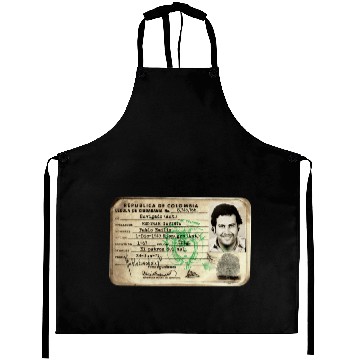 Discover Pablo Escobar Original ID Fitted Aprons