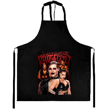 Discover Wrestling Entertainment Rhea Ripley Graphic Aprons