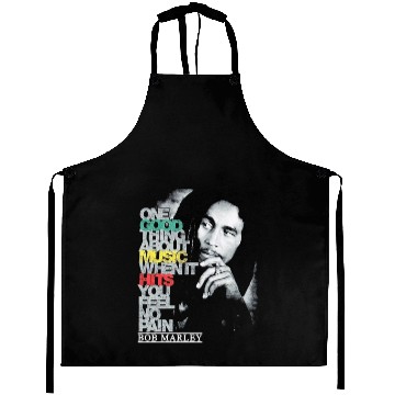 Discover Bob Marley Good Music Hits Aprons