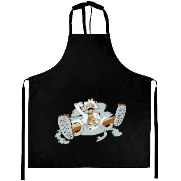 Discover Luffy One Piece Anime Embroidered Aprons