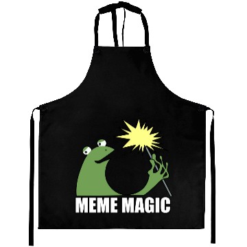 Discover Meme Magic Aprons