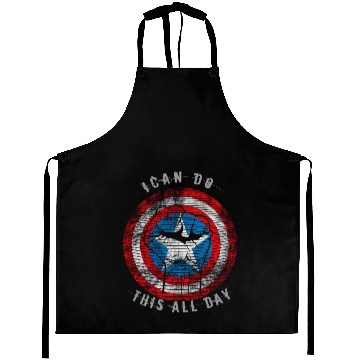 Discover Captain America I can do this all day Aprons