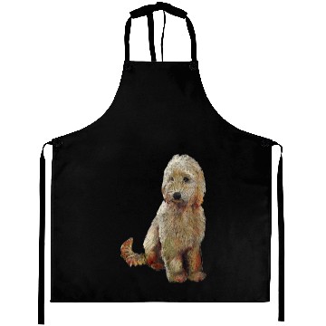 Discover Golden Doodle Dog Aprons