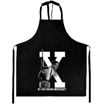 Discover Malcolm X by Any Means Necessary Aprons