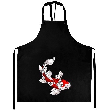 Discover Japanese Koi Fish Carp Nishikigoi Taisho Sanke Aprons