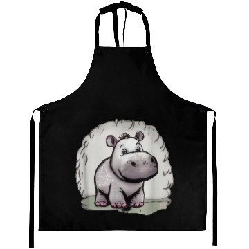Discover Cute hippo Aprons