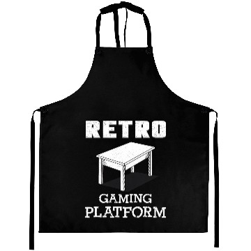 Discover Retro Original Gaming Parody for Board Game Lovers Aprons